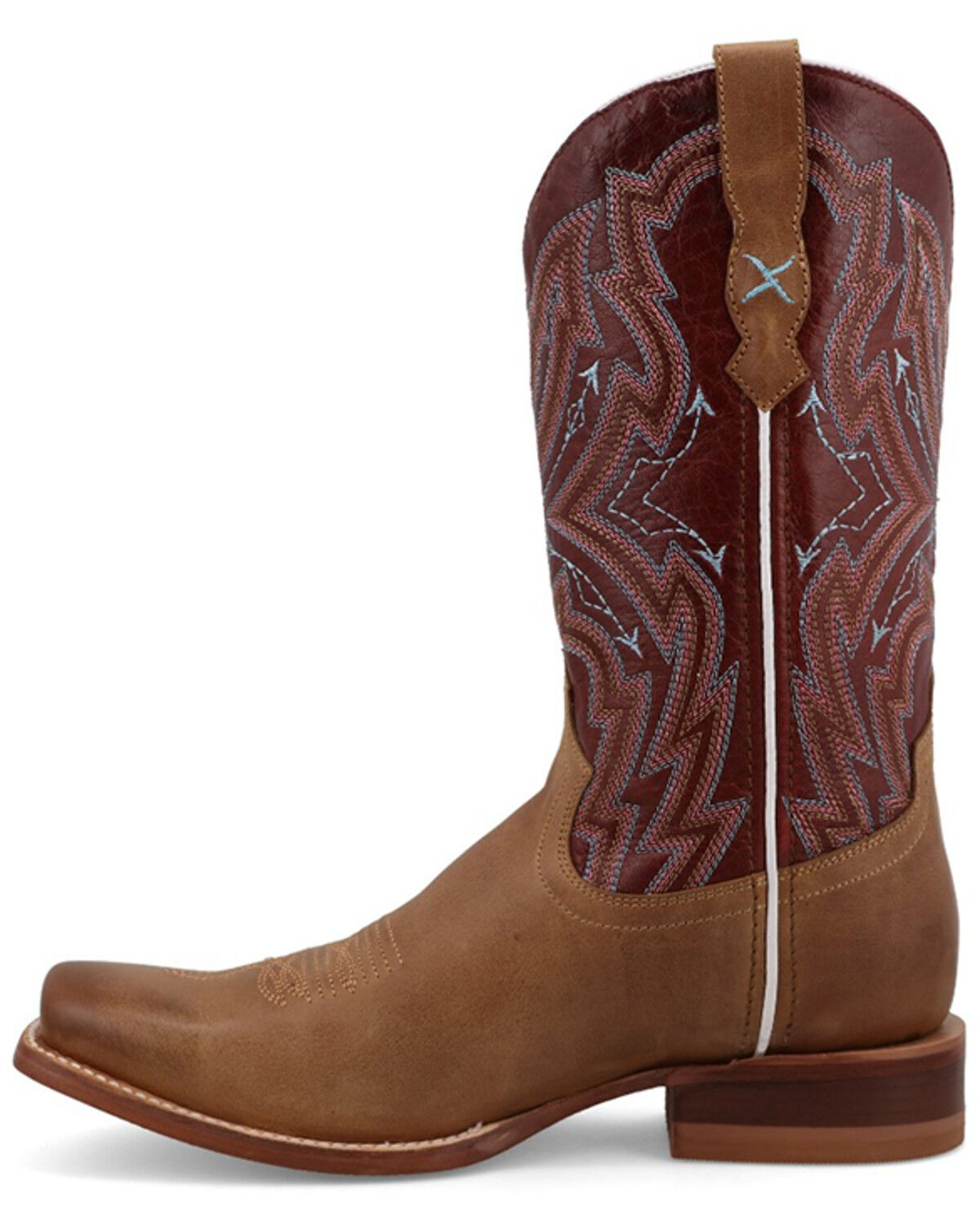 Image #3 - Twisted X Women's Rancher Western Boots - Square Toe, Purple, hi-res