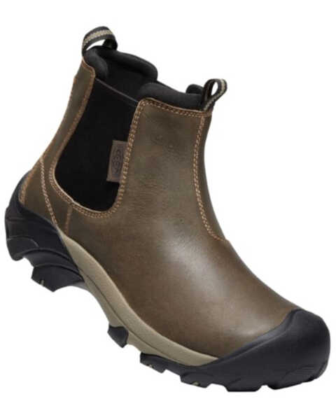 Keen Men's Targhee II Chelsea Hiking Boots - Soft Toe , Black, hi-res