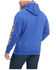 Image #2 - Ariat Men's Rebar Logo Sleeve Graphic Hooded Work Sweatshirt - Big & Tall, Blue, hi-res