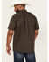 Image #4 - Cody James Men's Lampshade Paisley Print Short Sleeve Button-Down Stretch Western Shirt, Brown, hi-res