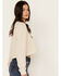 Image #2 - Wrangler Women's Yellowstone We Don't Choose The Way Long Sleeve Cropped Tee, Oatmeal, hi-res