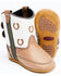 Image #2 - Cody James Infant Boys' Little Horseshoe Western Boots, Brown, hi-res