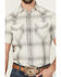 Image #3 - Pendleton Men's Frontier Plaid Print Short Sleeve Snap Western Shirt, Grey, hi-res