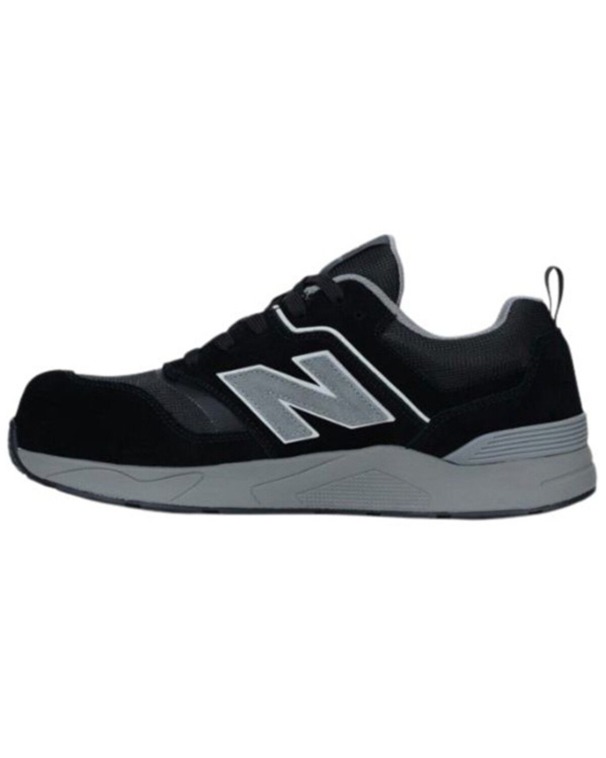 Image #3 - New Balance Men's Elite Lite Work Shoes - Composite Toe, Black/grey, hi-res