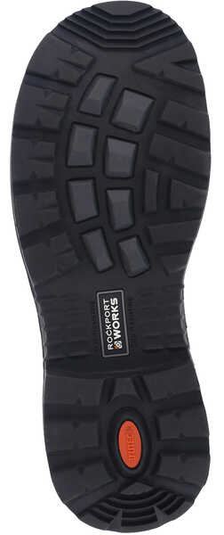 Image #4 - Rockport Works Women's More Energy Waterproof 6" Lace-Up Work Boots - Composite Toe, Black, hi-res