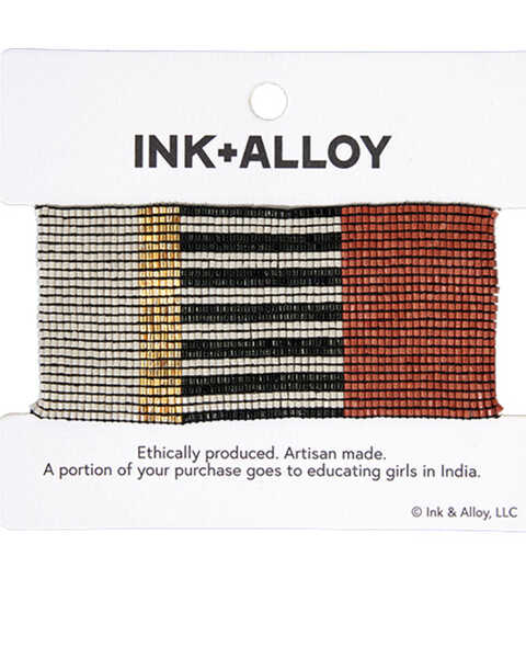 Image #2 - Ink + Alloy Women's Brooklyn Color Block And Striped Beaded Stretch Bracelet , Multi, hi-res