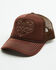 Image #1 - Shyanne Girls' Boot Stitch Heart Ball Cap, Brown, hi-res