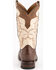 Image #5 - Ferrini Men's Nash Exotic Ostrich Leg Western Boots - Square Toe, Brown, hi-res