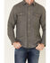 Pendleton Men's Solid Beach Shack Long Sleeve Button Down Western Shirt , Charcoal, hi-res