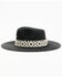 Image #3 - Nikki Beach Women's Ashlyn Australian Straw Western Fashion Hat, Black, hi-res