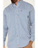 Image #4 - Ariat Men's FR Striped Long Sleeve Button Work Shirt, Blue, hi-res