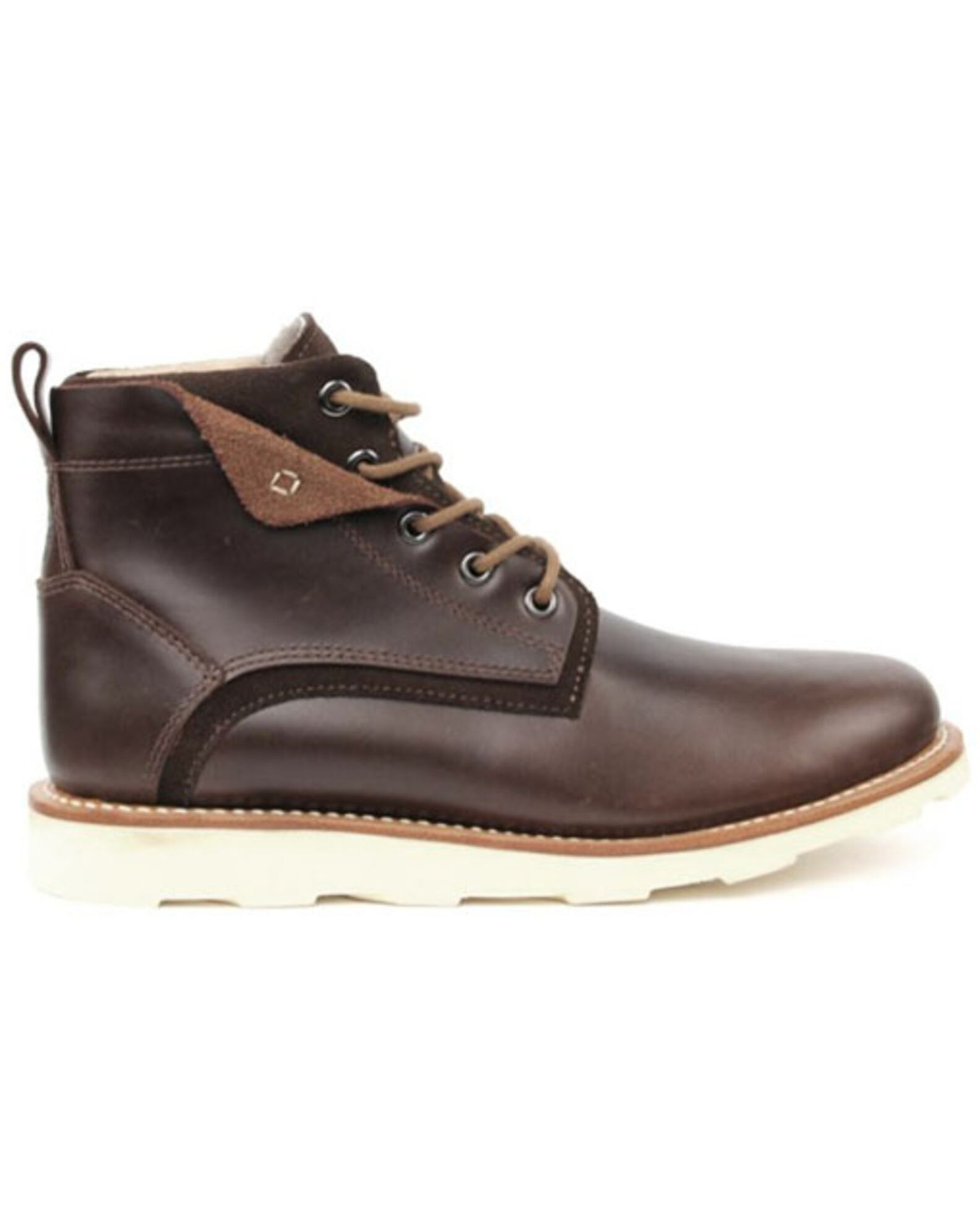 Image #2 - Superlamb Men's Makan Desert Boots - Round Toe, Black Cherry, hi-res