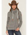 Image #1 - Wanakome Women's Asymmetrical Zip-Up Hoodie Jacket, Grey, hi-res