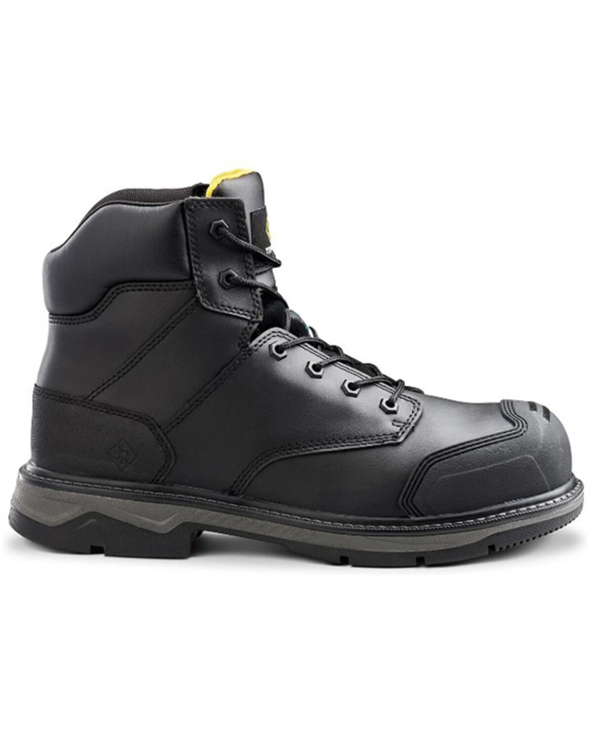 Image #2 - Kodiak Men's 6" Patton Water Repellent Work Boots - Aluminum Toe, Black, hi-res