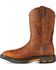 Ariat Workhog Pull-On Work Boots - Steel Toe, Toast, hi-res