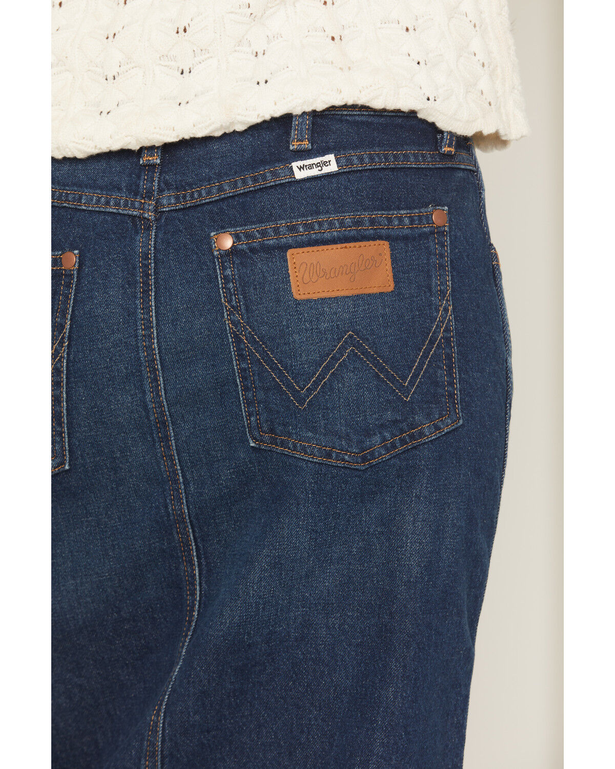 Image #4 - Wrangler Women's Dark Wash Modern Denim Pencil Skirt, Dark Wash, hi-res