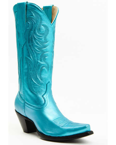 Image #1 - Idyllwind Women's Jaded by You Western Boots - Snip Toe, Teal, hi-res