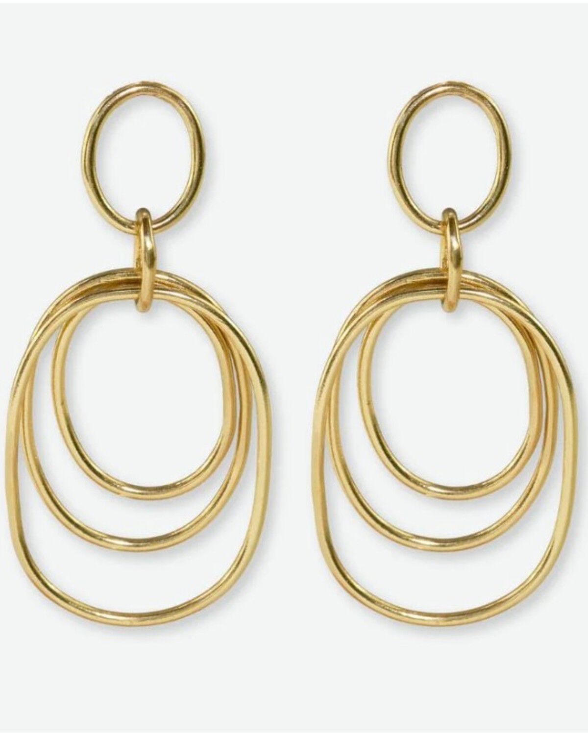 Image #1 - Ink + Alloy Women's Aubrey Door Knocker Earrings, Multi, hi-res