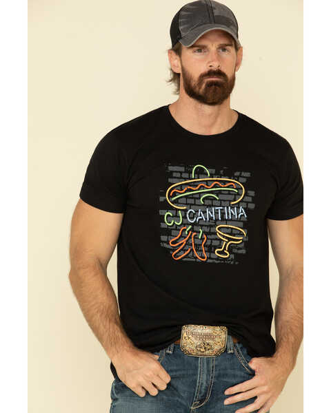 Cody James Men's Black Cantina Graphic Short Sleeve T-Shirt , Black, hi-res