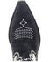 Image #4 - Old Gringo Women's Lazzo Cowboy Western Boots - Snip Toe, Black/white, hi-res
