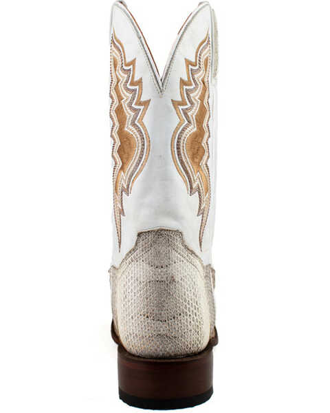 Dan Post Men's Exotic Water Snake Western Boots - Broad Square Toe, Natural, hi-res