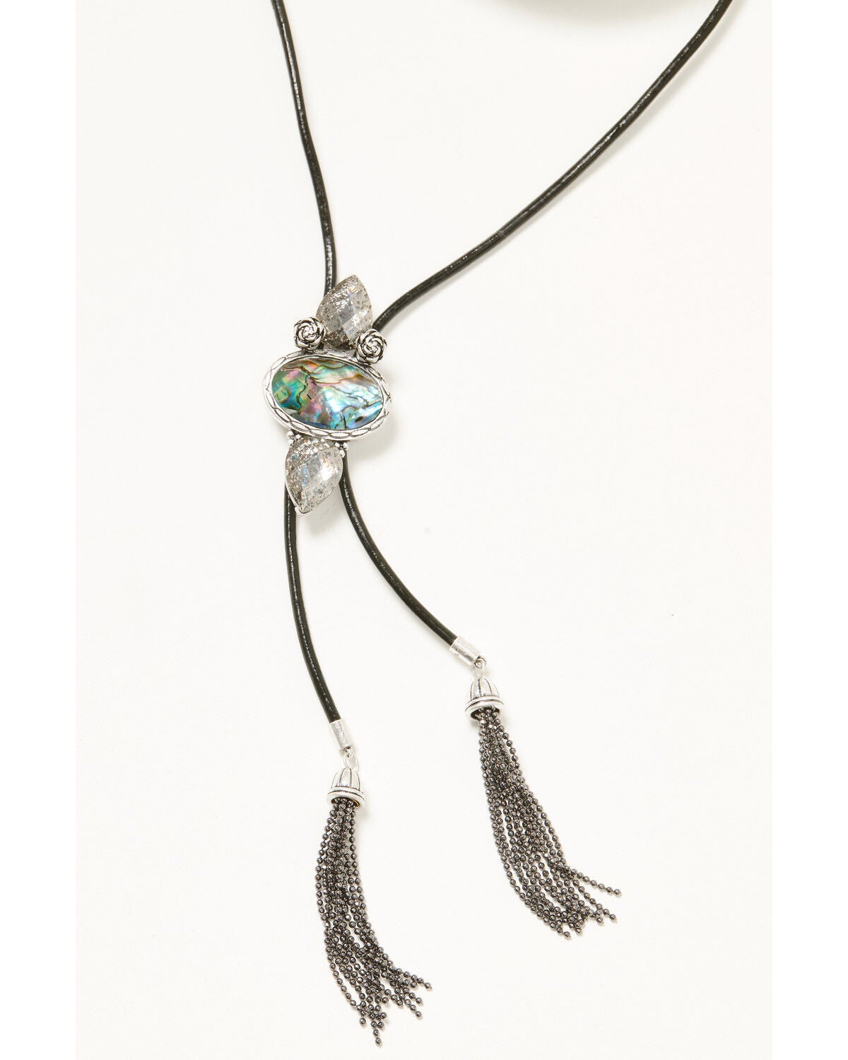 Image #1 - Lainey Wilson Women's Stone Bolo Necklace, Silver, hi-res