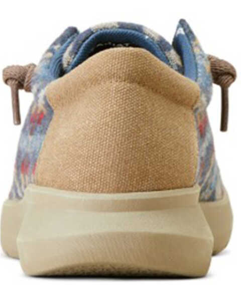 Image #3 - Ariat Men's Hilo Stretch Casual Shoes - Moc Toe , Blue, hi-res