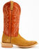 Image #2 - Hondo Boots Men's Roughout Western Boots - Broad Square Toe, Brown, hi-res