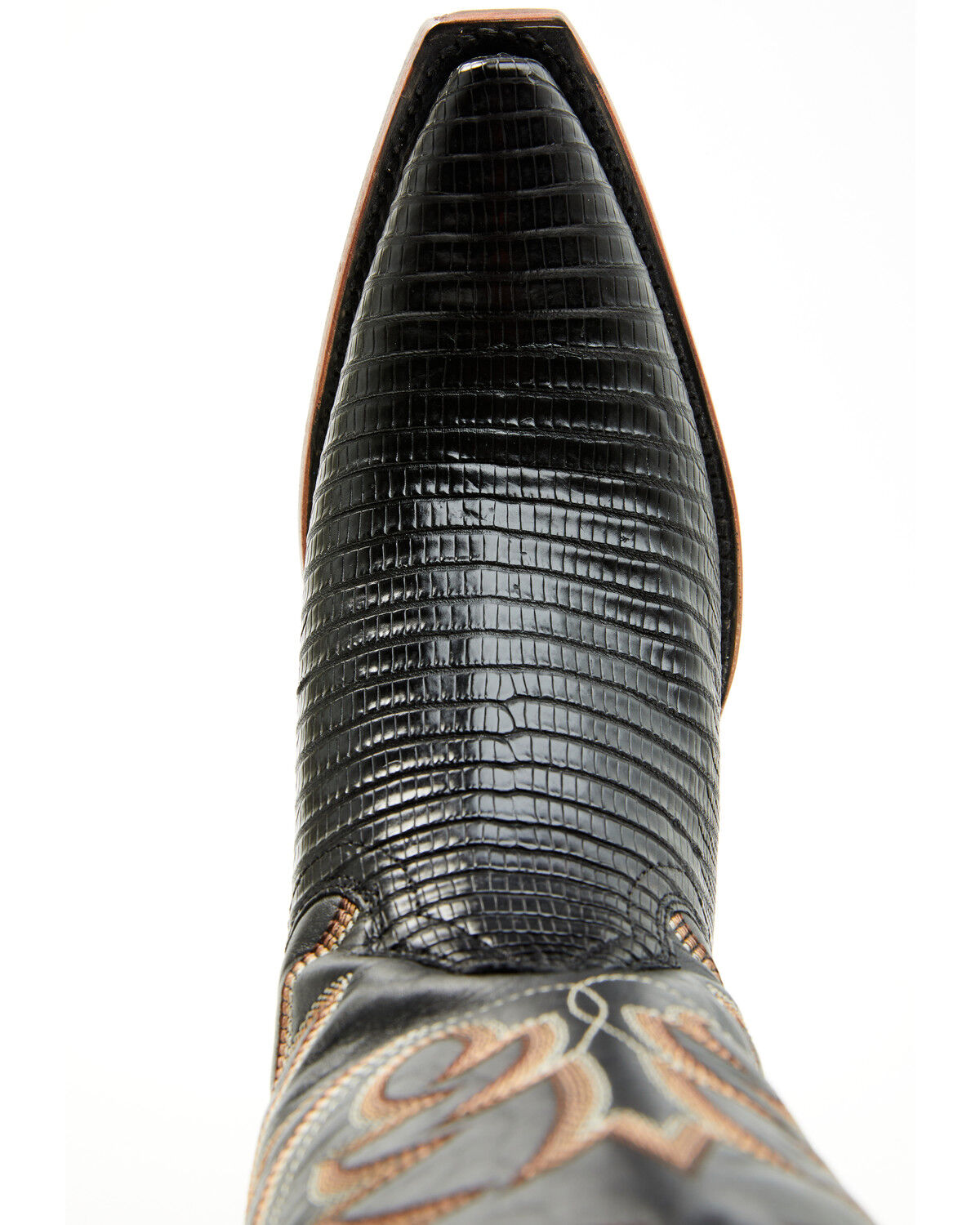 Image #6 - Shyanne Women's Ebonie Exotic Lizard Western Boots - Snip Toe, Black, hi-res