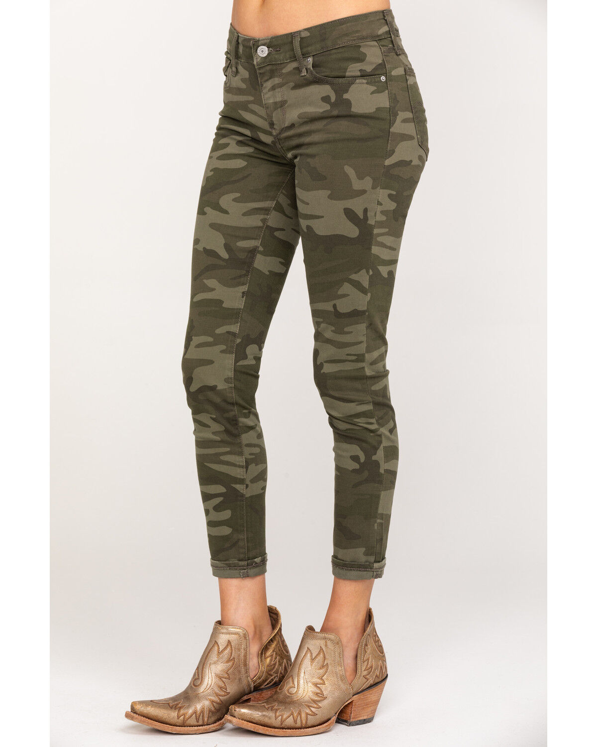 levi's camo jeans women's