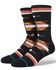 Image #1 - Stance Men's Cloaked Crew Socks, Black, hi-res