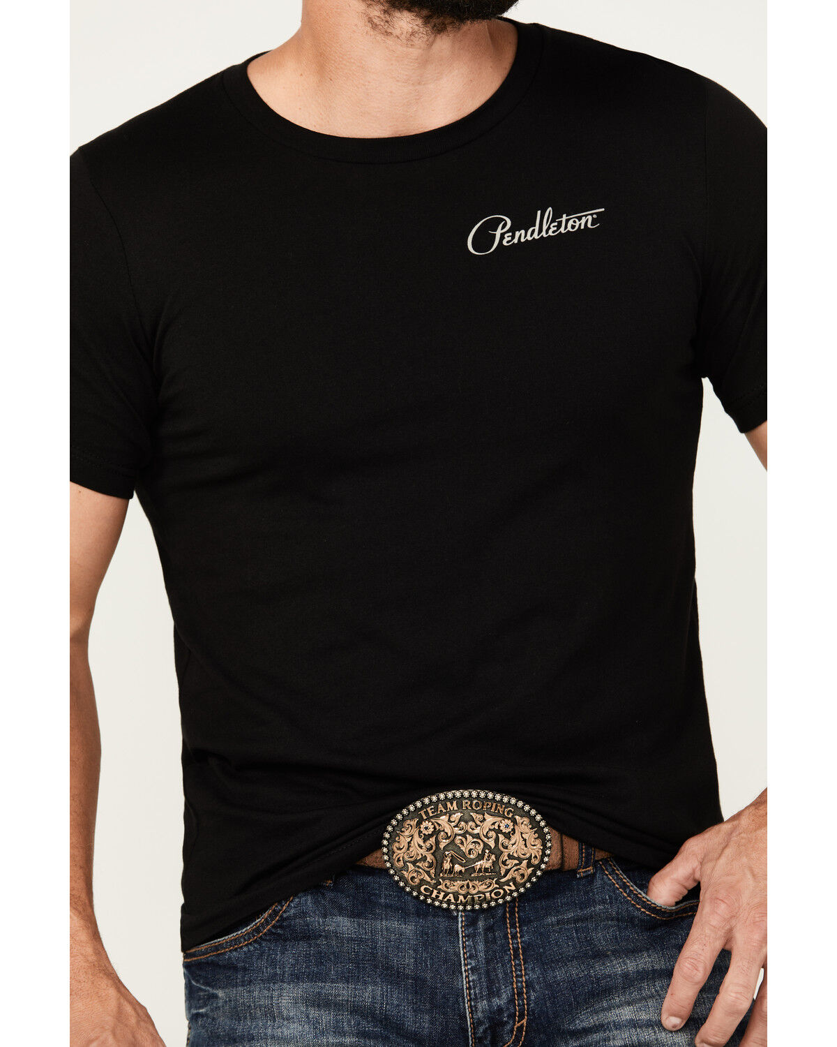 Image #4 - Pendleton Men's Harding Short Sleeve Graphic T-Shirt, Black, hi-res