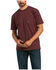 Image #1 - Ariat Men's Rebar Voltaic Hammer Graphic Short Sleeve Work Pocket T-Shirt, Burgundy, hi-res