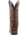 Image #5 - Dan Post Men's 12" Hand Quill French Exotic Western Boots - Medium Toe, Rust Copper, hi-res