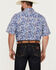 Image #4 - Wrangler 20X Men's Advanced Comfort Floral Print Short Sleeve Snap Western Shirt, Purple, hi-res
