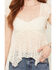 Image #3 - Ash & Violet Women's Lace Fly Away Short Sleeve Shirt, Ivory, hi-res