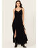 Image #1 - Idyllwind Women's Wyn Lace Sleeveless Maxi Dress, Black, hi-res