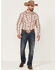 Image #2 - Rock & Roll Denim Men's Vertical Southwestern Stripe Long Sleeve Snap Western Shirt, Natural, hi-res