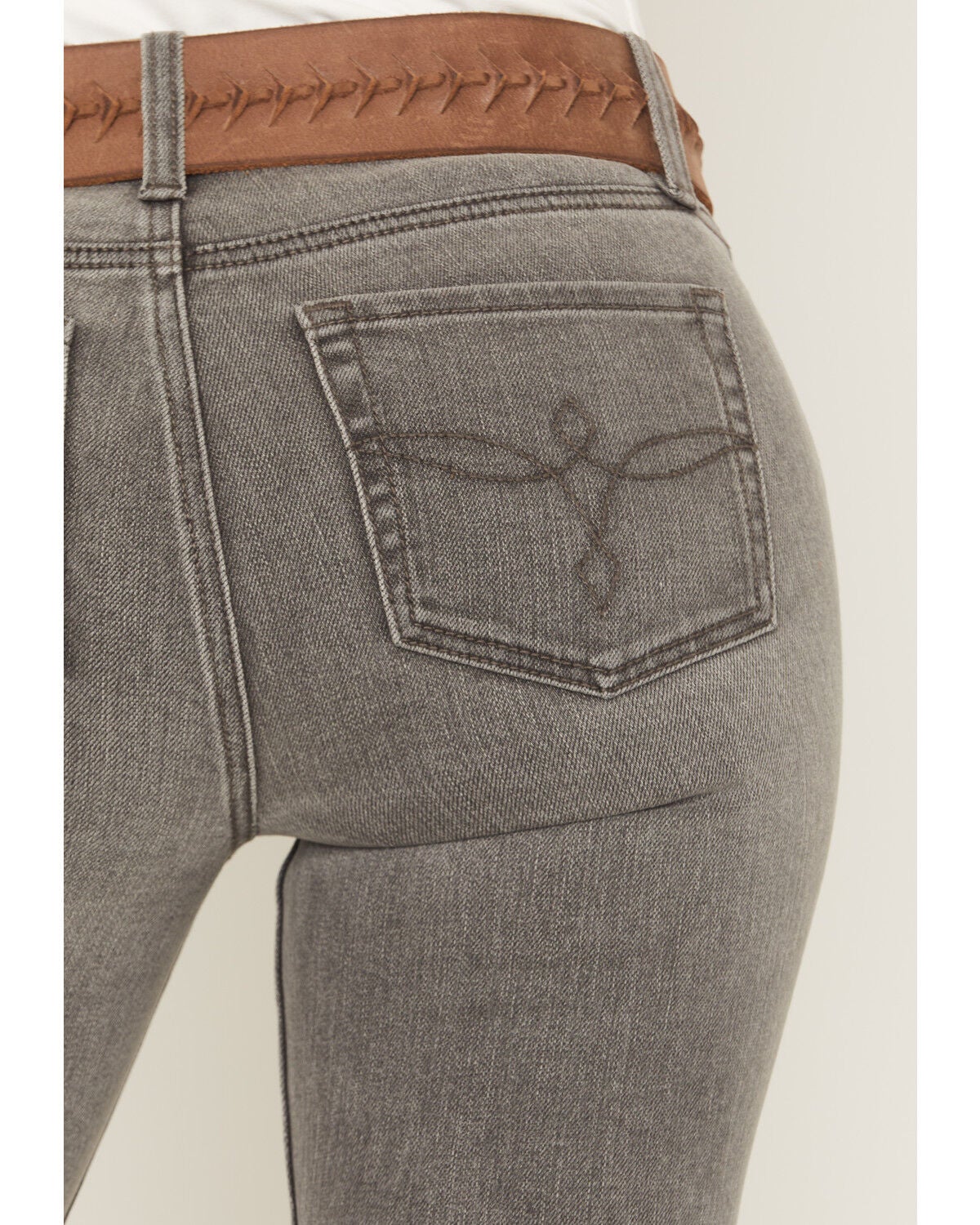 Image #4 - Shyanne Women's Banks Mid Rise Bootcut Comfort Stretch Denim Jeans, Black, hi-res
