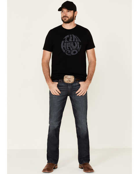Image #2 - Tin Haul Men's Co. In Circle Vintage Logo Short Sleeve T-Shirt , Black, hi-res