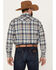 Image #4 - Pendleton Men's Canyon Plaid Print Long Sleeve Western Snap Shirt, Blue, hi-res