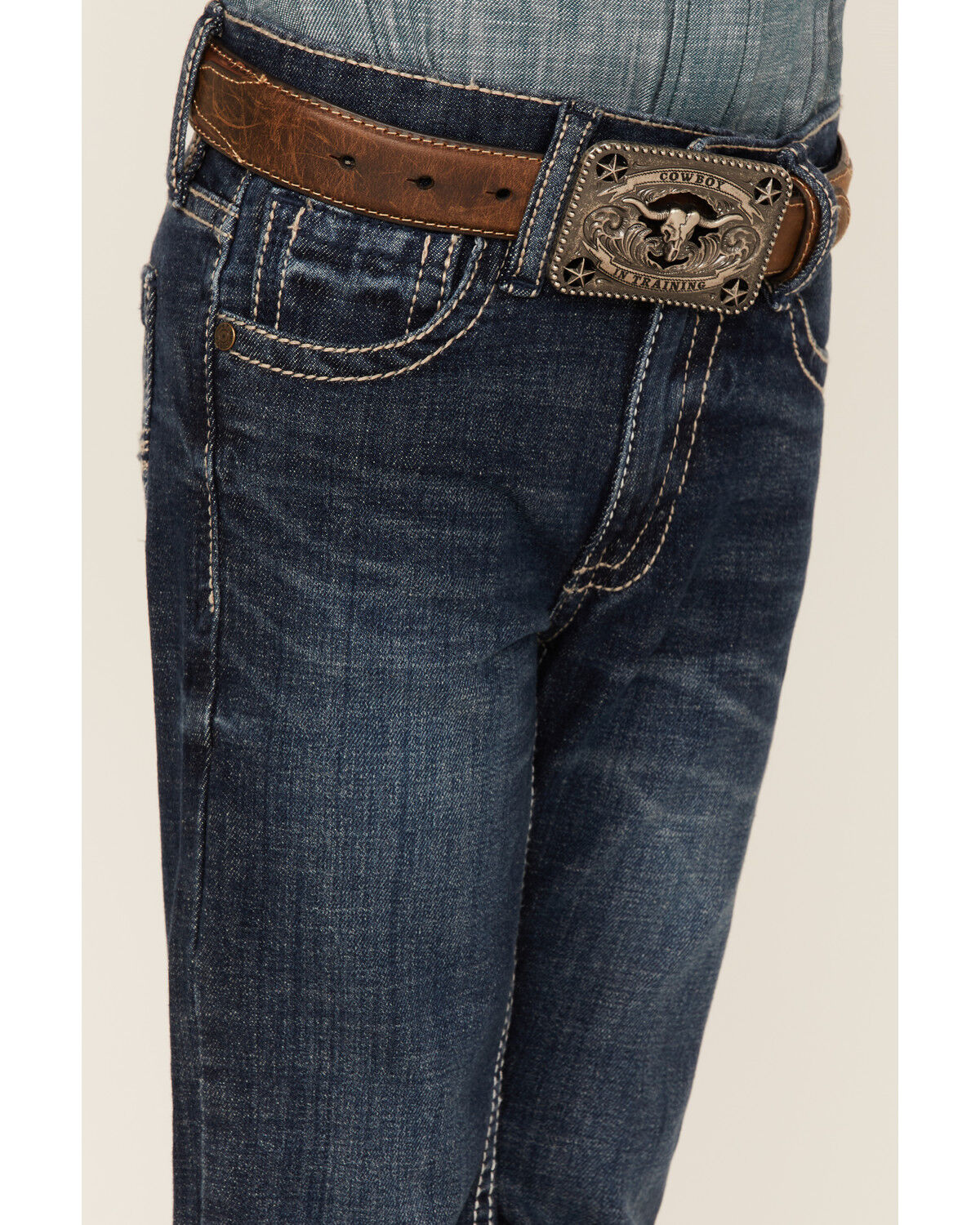 Image #2 - Cody James Boys' Maverick Dark Wash Stretch Straight Jeans, , hi-res