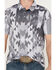 Hooey Men's Weekender Southwestern Polo, Grey, hi-res