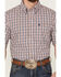 Image #3 - George Strait By Wrangler Men's Sunset Plaid Short Sleeve Button-Down Western Shirt - Big & Tall, , hi-res