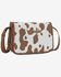 Image #1 - Wrangler Women's Cow Print Crossbody Bag, Brown, hi-res