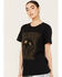 Image #2 - Wrangler Women's Desert Scene Short Sleeve Graphic Tee, Black, hi-res