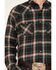 Ariat Men's Harrisburg Retro Plaid Long Sleeve Snap Western Shirt , Brown, hi-res
