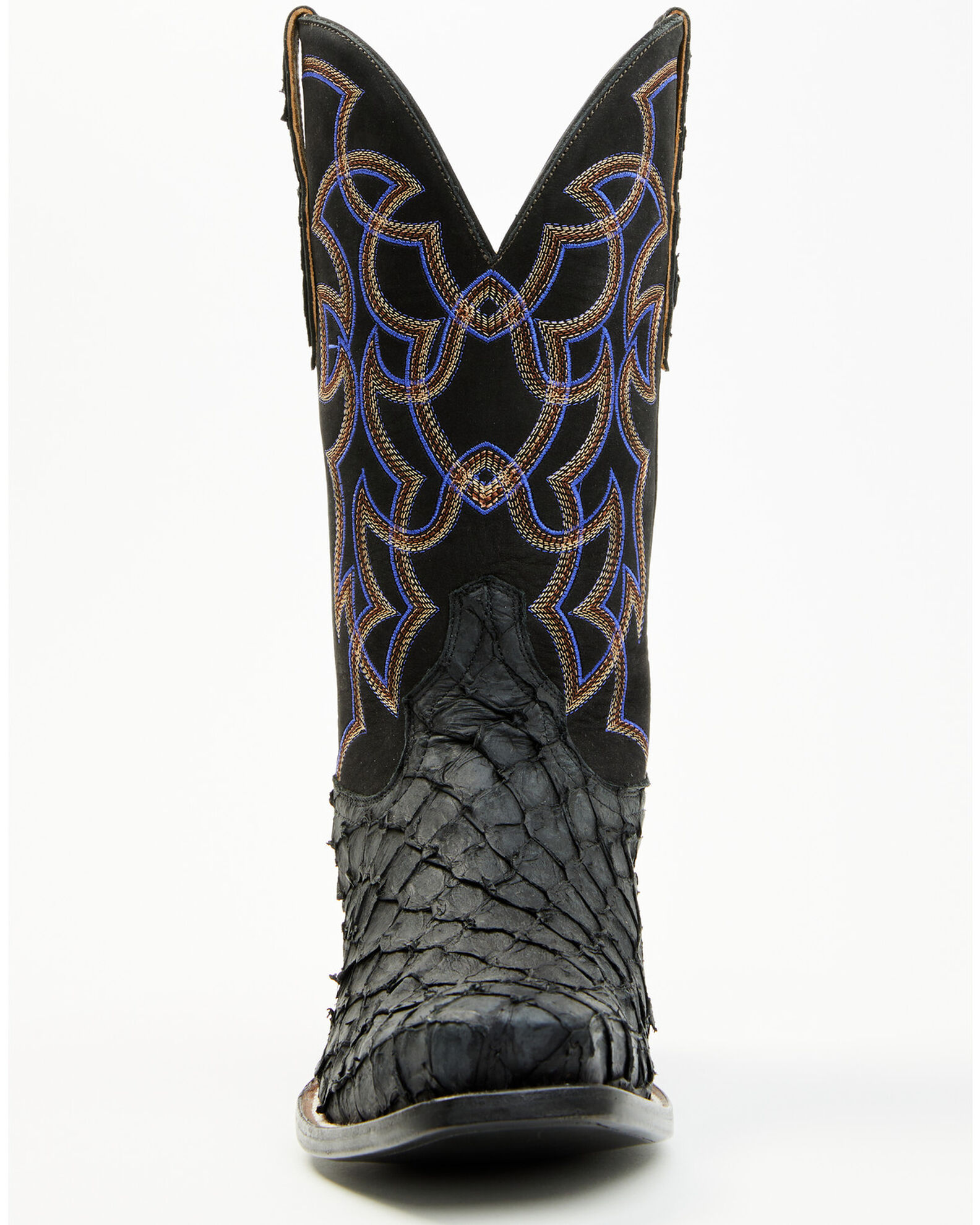 Product Name: Cody James Men's Exotic Pirarucu Western Boots - Square Toe