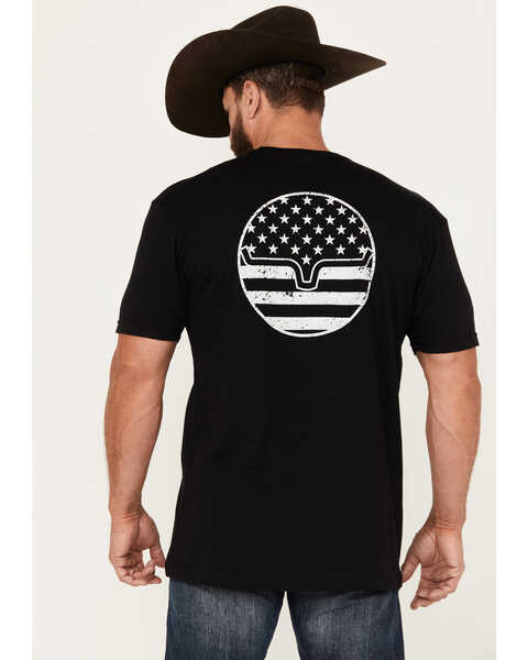 Kimes Ranch Men's American Bullseye Short Sleeve Graphic T-Shirt, Black, hi-res