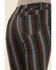 Rock & Roll Denim Women's Striped High Rise Stretch Flare Jeans , Multi, hi-res